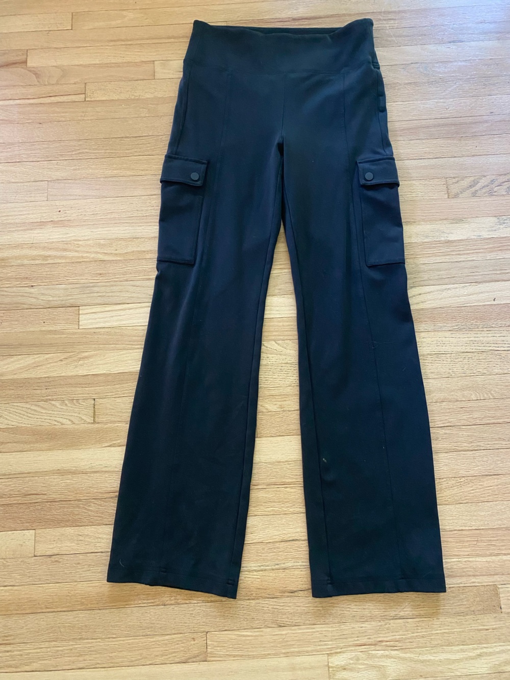 Athleta Delaney straight cargo pants black small